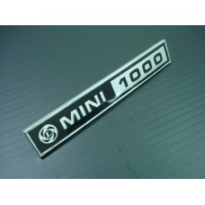 Legenda da tampa da mala Leyland Mini 1000 mkIII